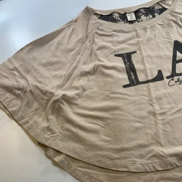 Old Navy | Los Angeles Palm Tree Medium Top Oversized Kimono Style - Picture 8 of 8